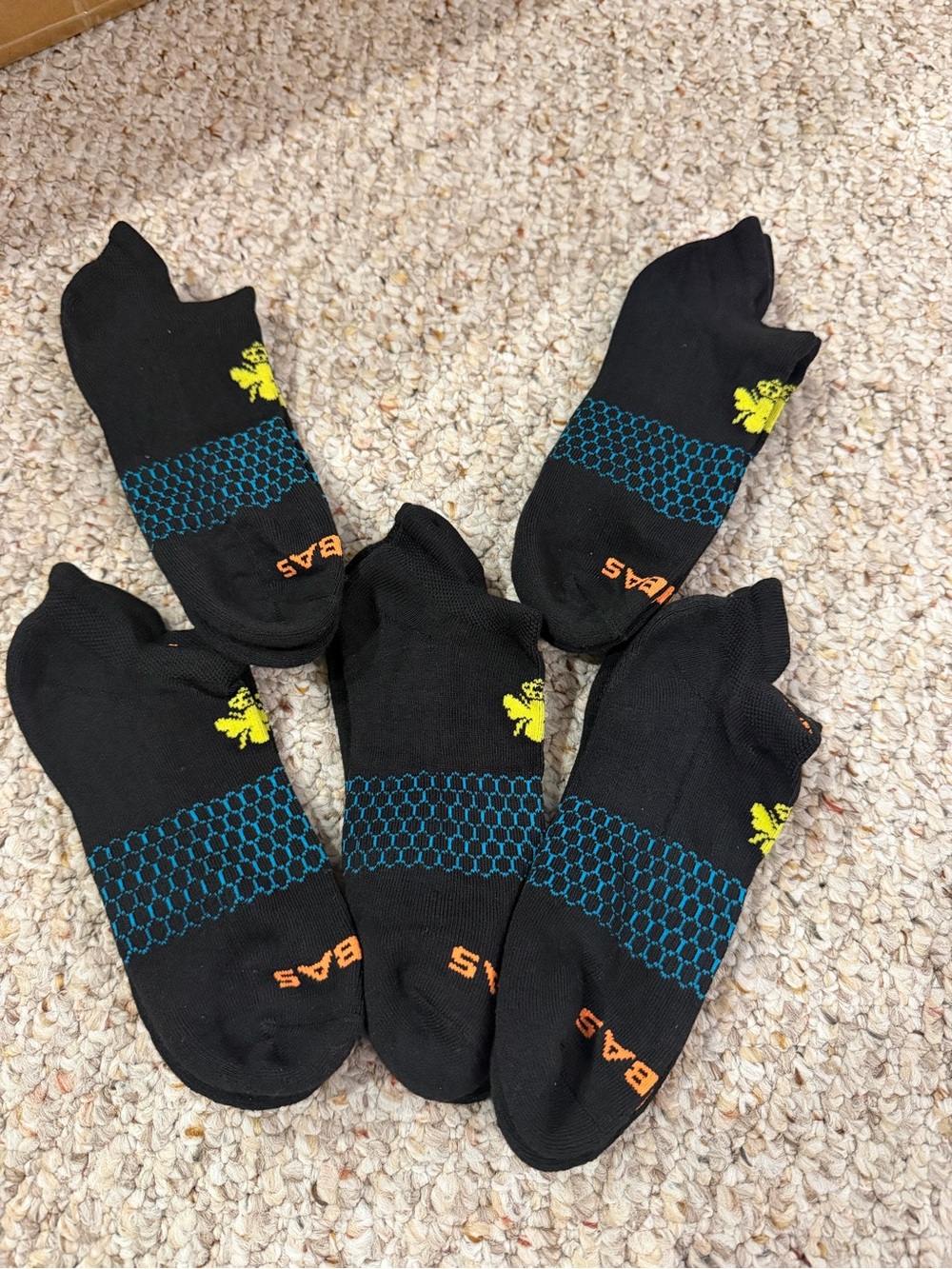 Bombas socks 5 Paris black brand new